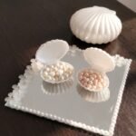 علبة محارة لؤلؤ أنيق