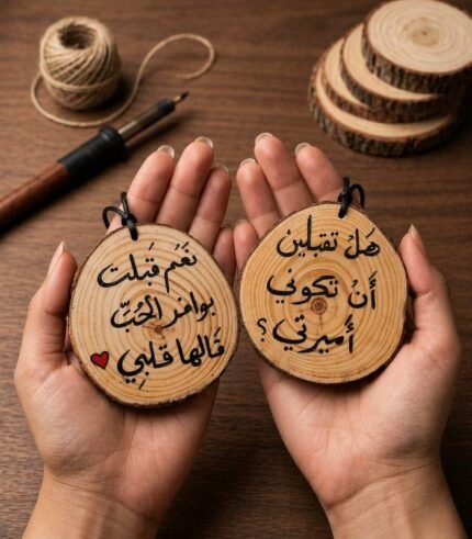 لوحة حب خشبية صغيرة